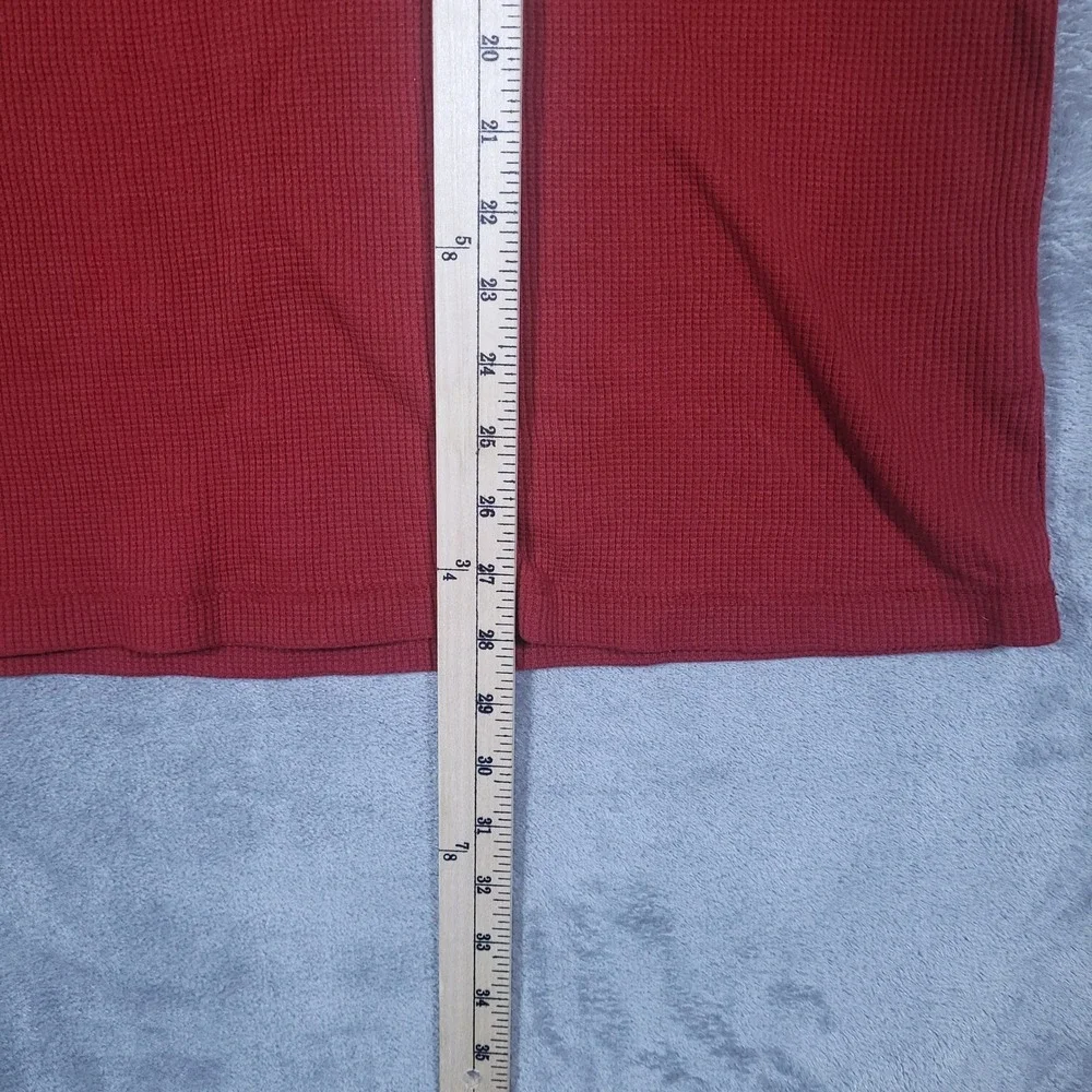 The North Face Shirt Mens L Red Trans-Antarctica Expedition 1990 Waffle Thermal